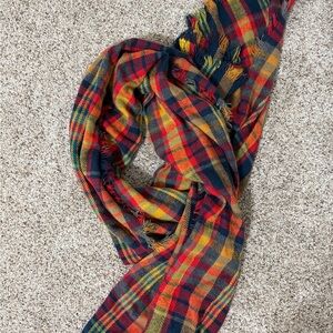 Plaid Multicolor Scarf